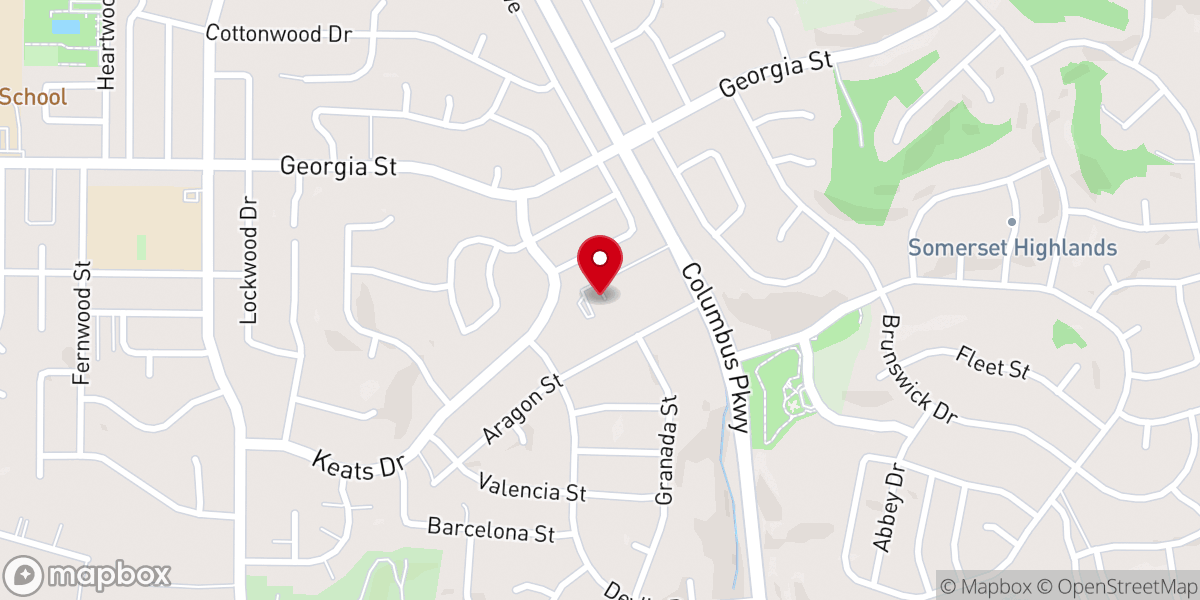 Map showing location of Wayside United Methodist Church