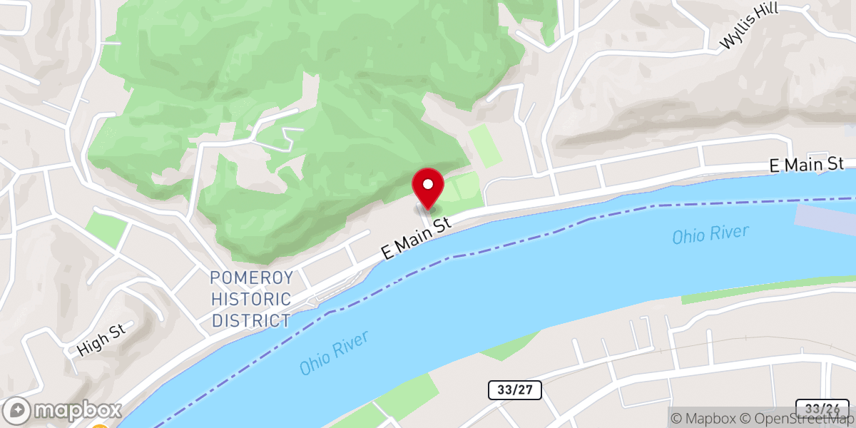 Map showing location of Grace Episcopal Church