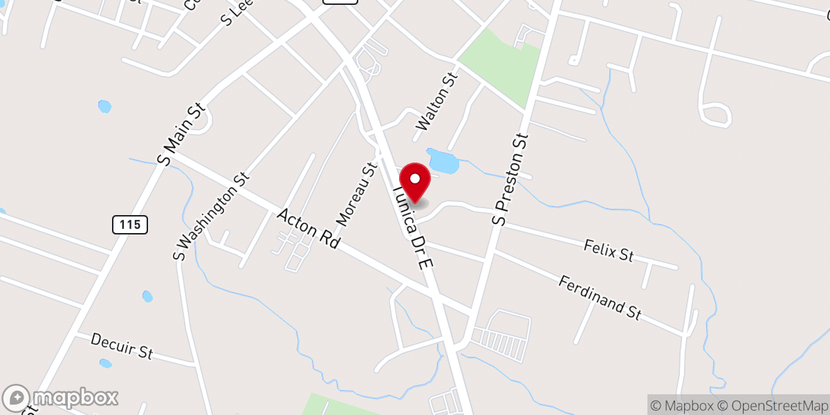 Map showing location of Los Frijolitos