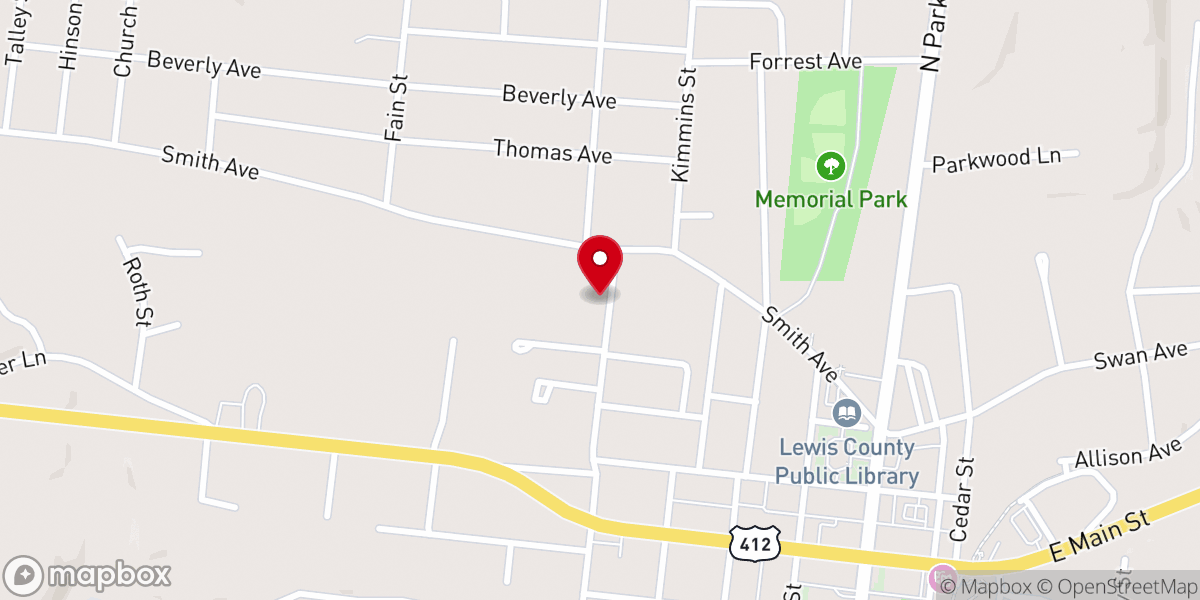 Map showing location of Summit Church of Christ