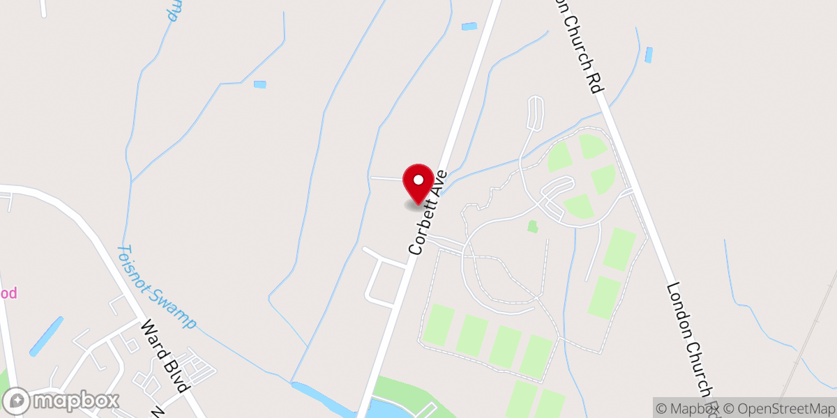 Map showing location of Williams Chapel Church of God in Christ