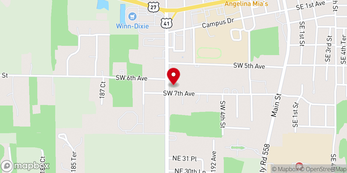 Map showing location of Cross Word Community Church