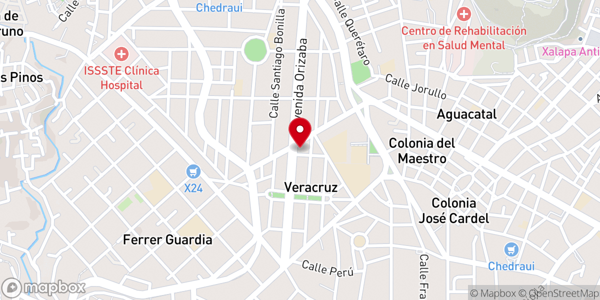 Map showing location of Capilla de Nuestra Señora de Fátima