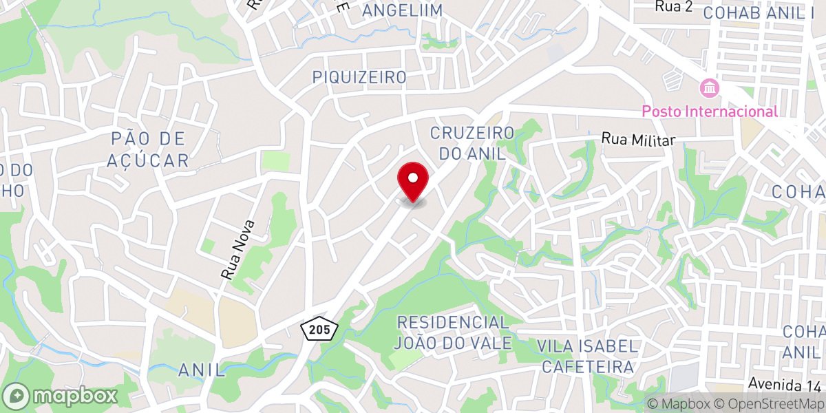 Map showing location of Igreja do Nazareno Central de São Luís
