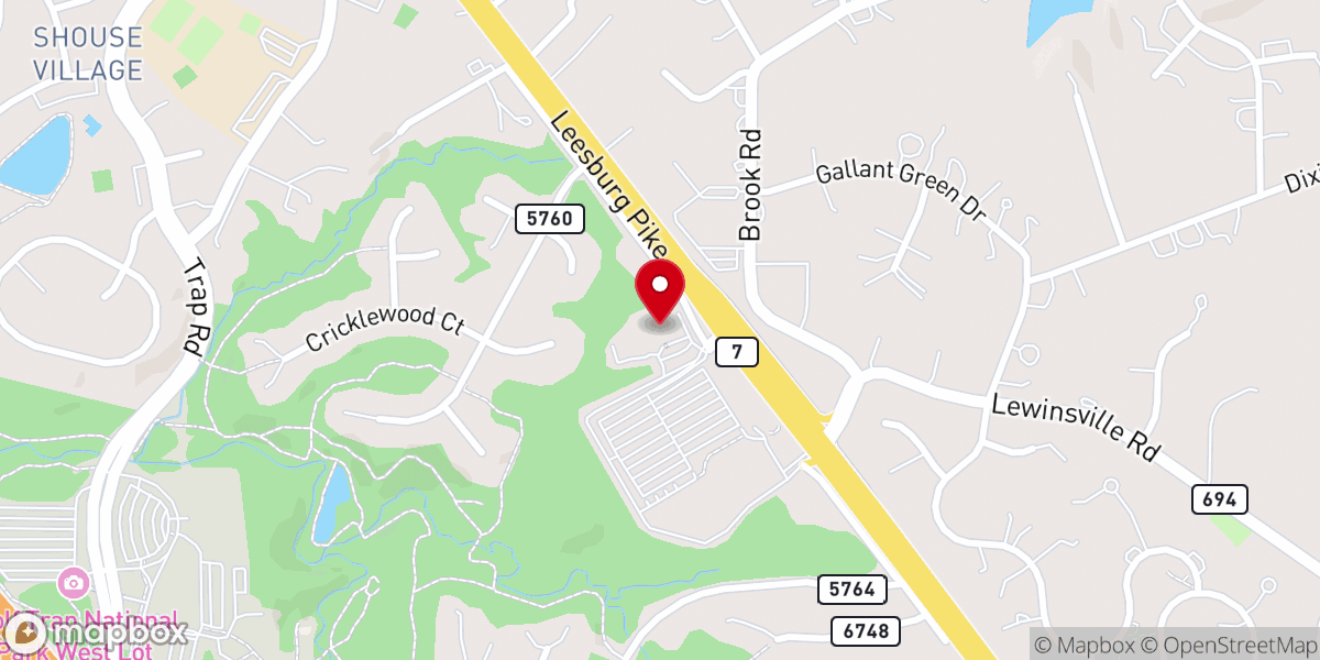 Map showing location of Jill's House