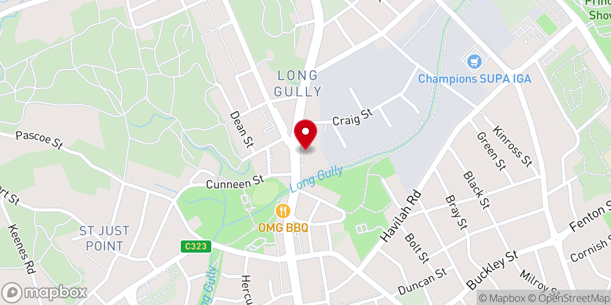 Map showing location of Momentum CRC Church