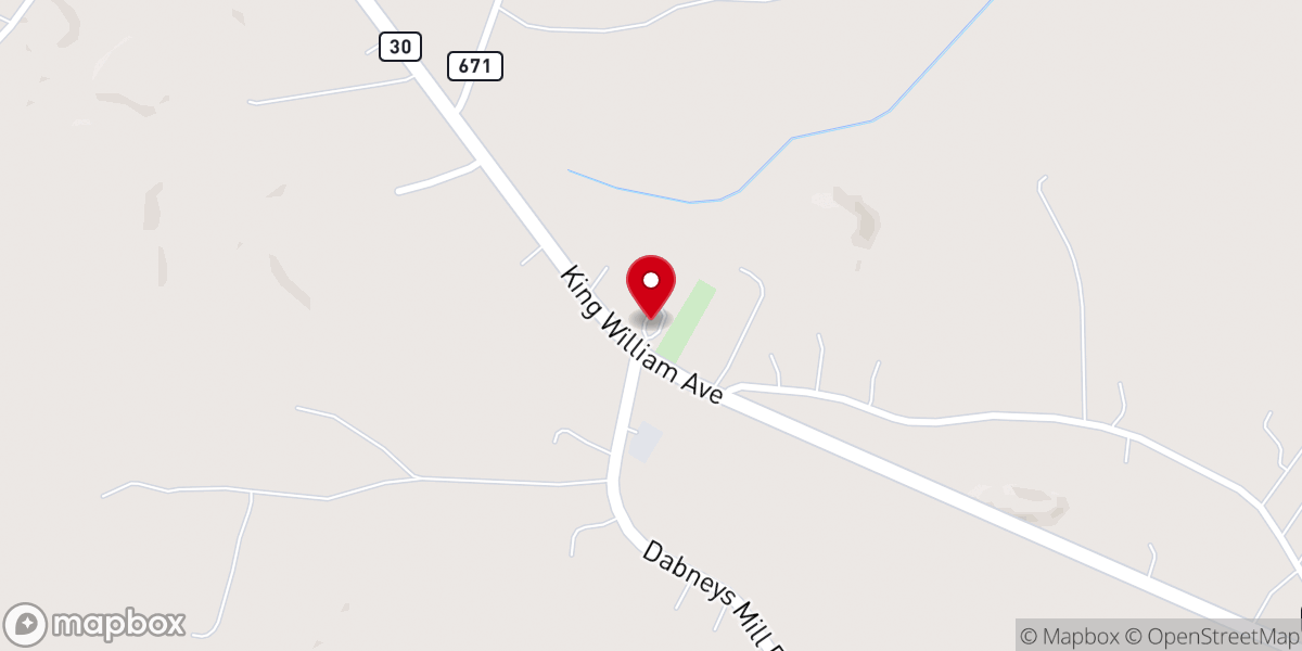 Map showing location of Broadus Church Hebron Campus