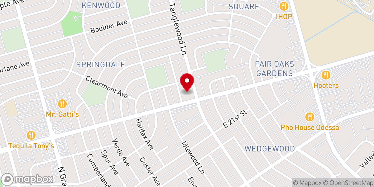 Map showing location of Asbury Methodist Church