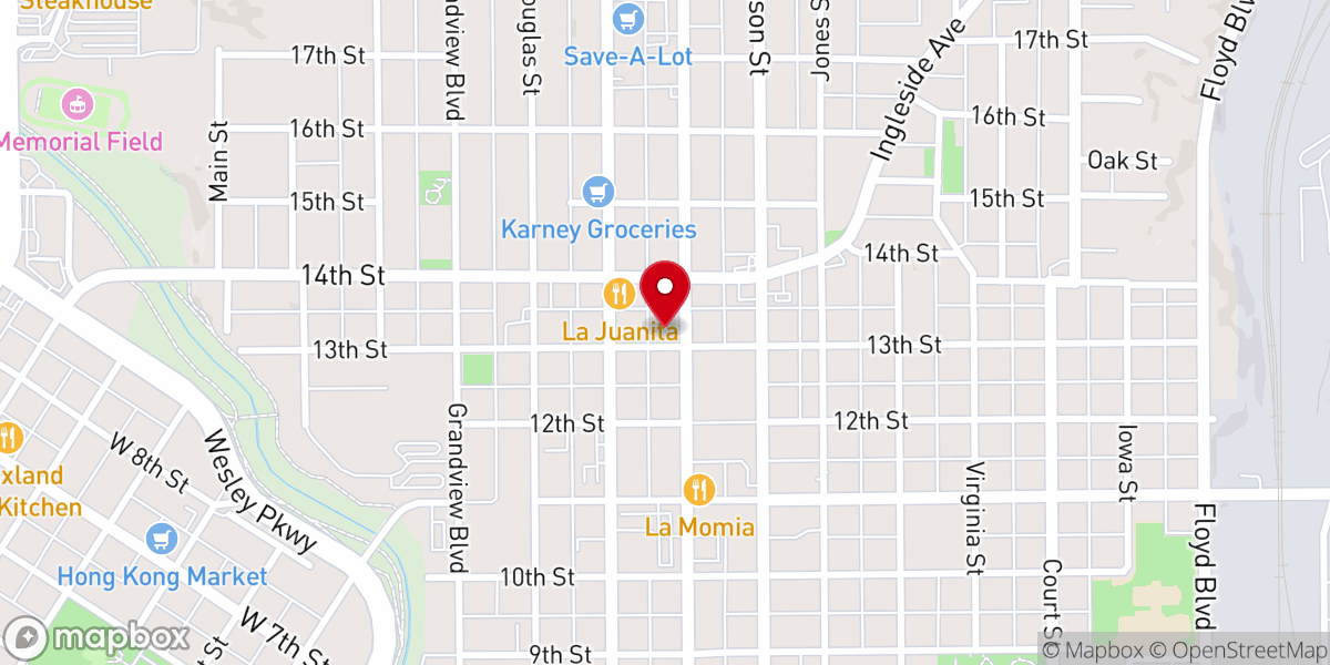 Map showing location of Iglesia Evangelica Pentecostes Principe de Paz