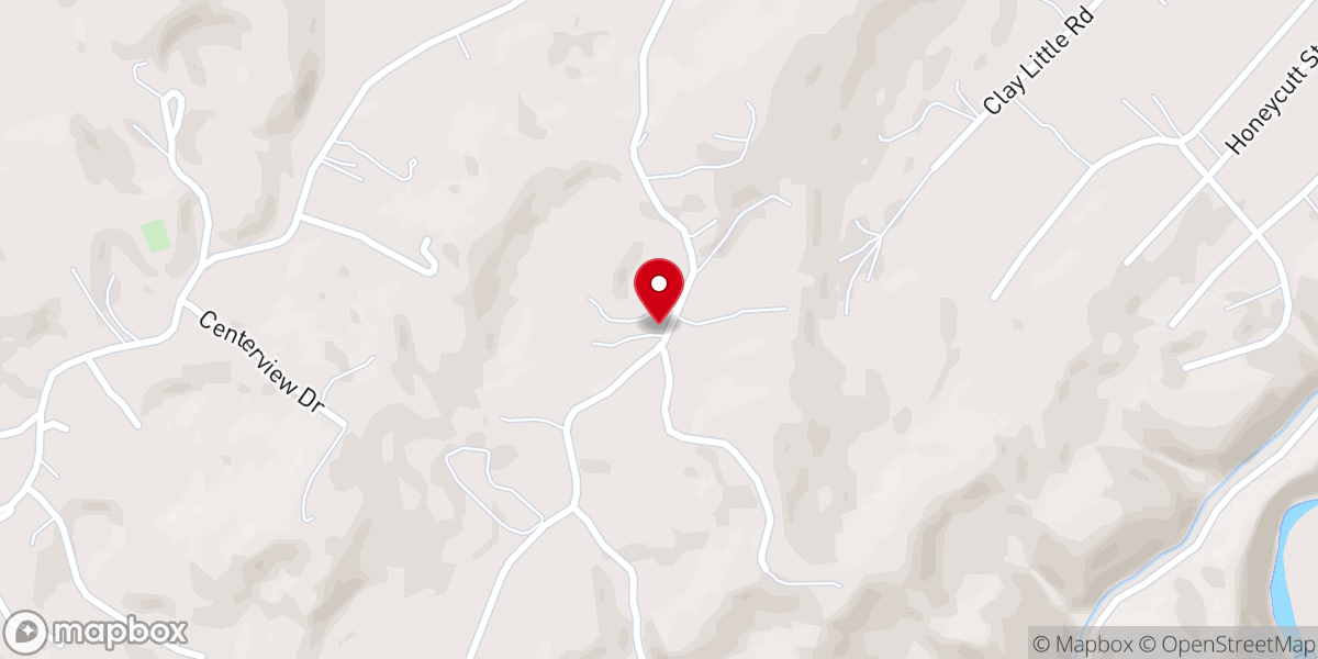 Map showing location of Sims Hill Christian Church