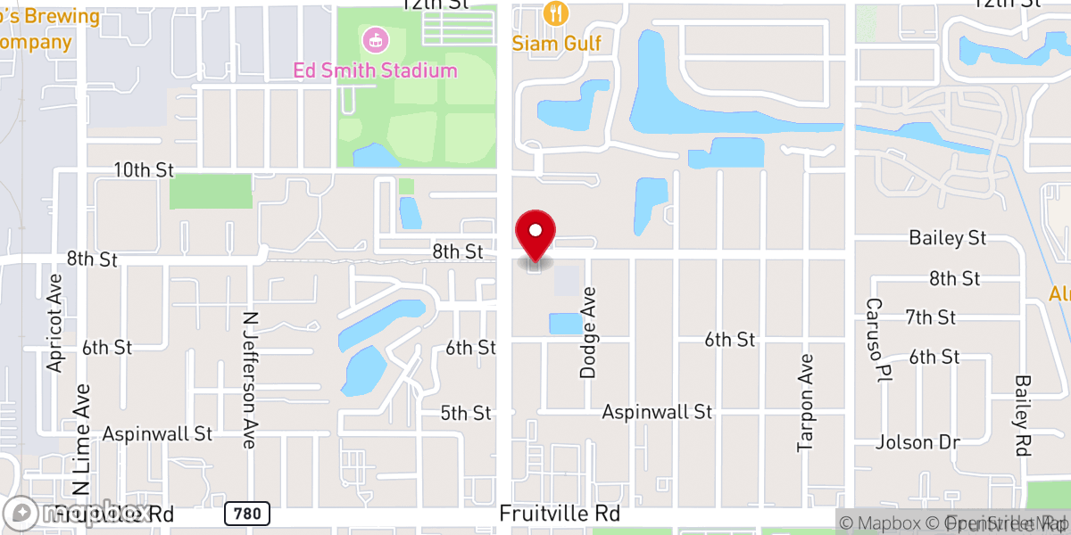 Map showing location of Iglesia Pentecostal Sarasota (IPUL -Sarasota)