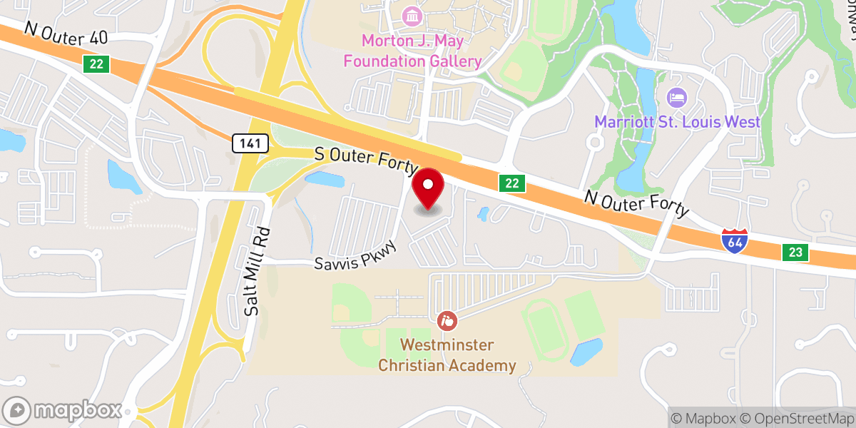 Map showing location of Faith Ascent Ministries
