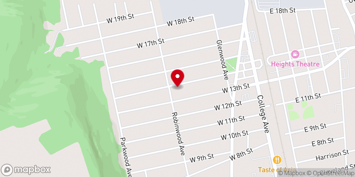 Map showing location of Curtis Roger
