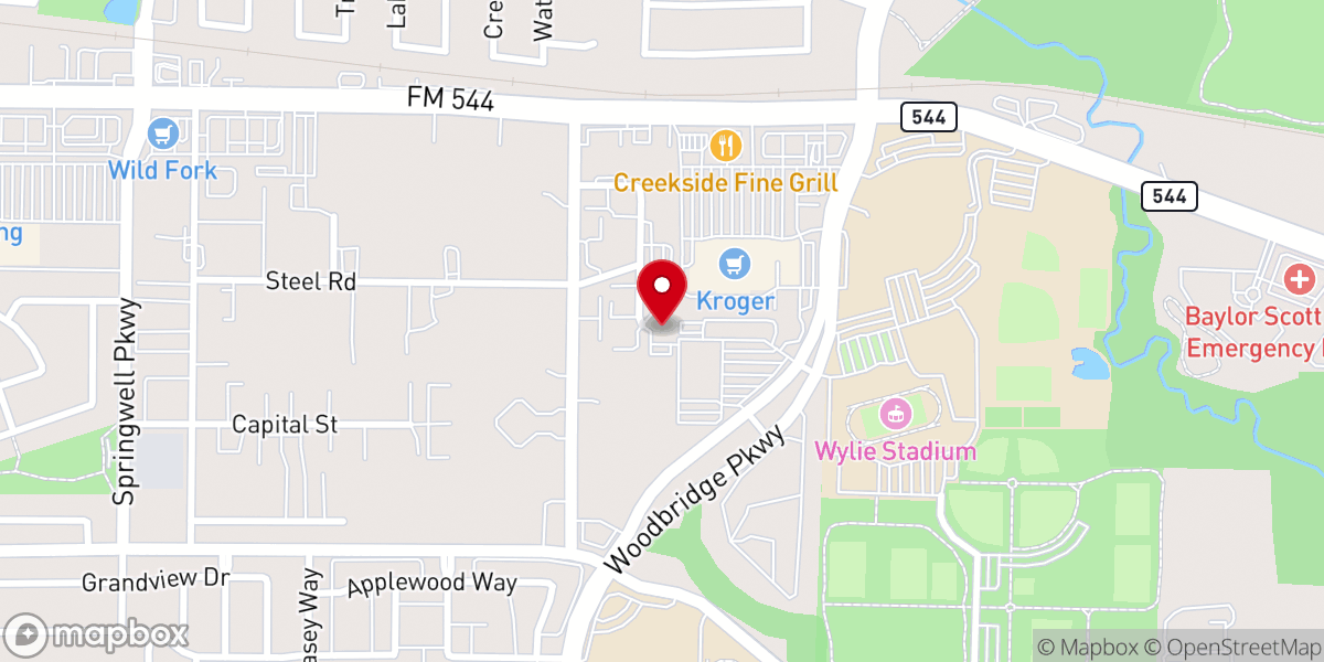 Map showing location of Summit Church Wylie