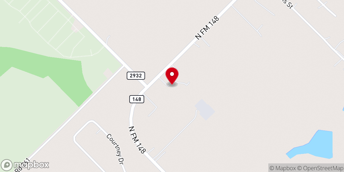Map showing location of Round Pen Cowboy Church