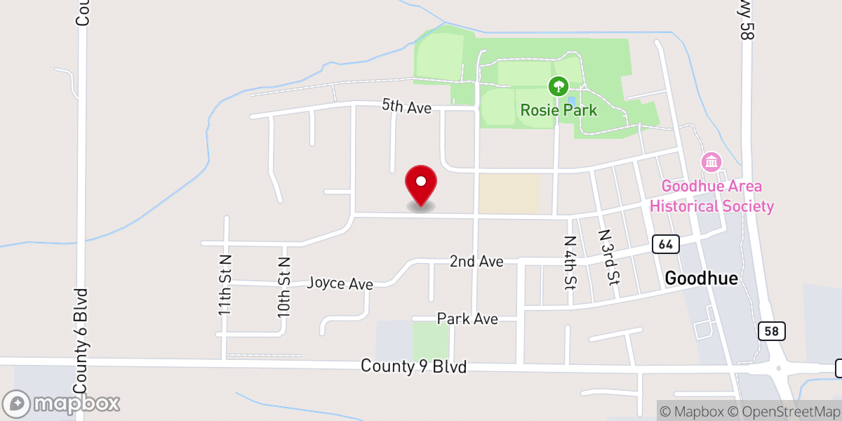 Map showing location of St Peters Lutheran Church
