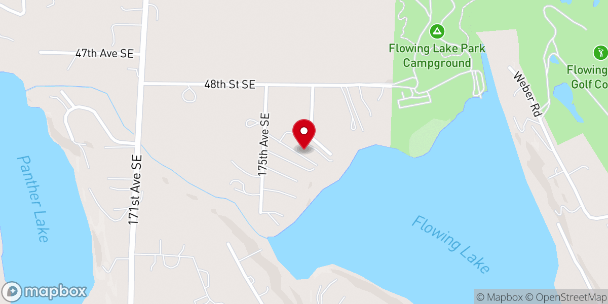 Map showing location of Green Gates At Flowing Lake