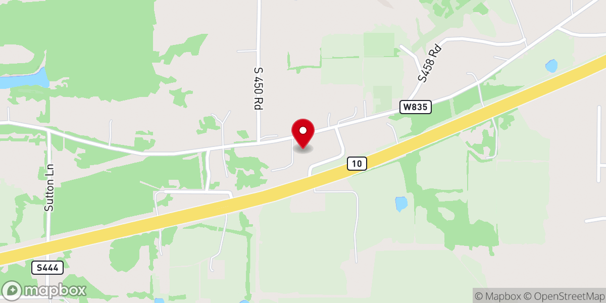 Map showing location of Crescent Valley Baptist Church