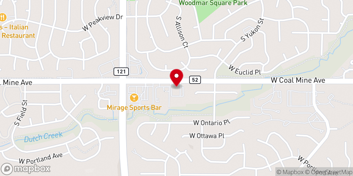 Map showing location of Living Savior Lutheran Church
