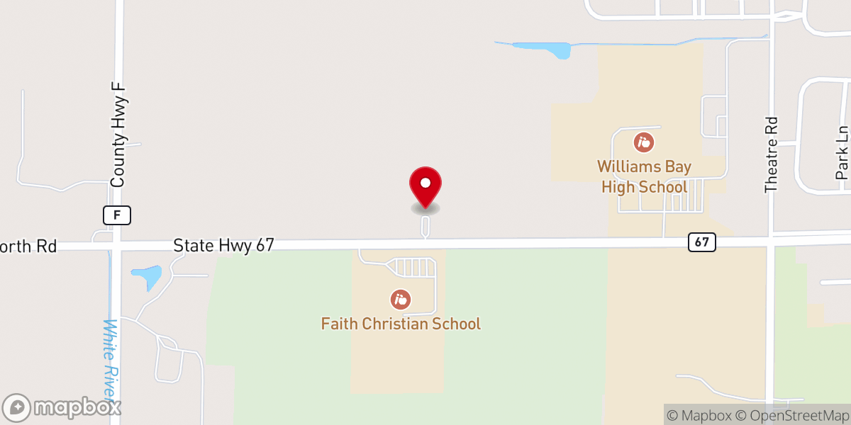 Map showing location of Lighthouse Full Gospel Church