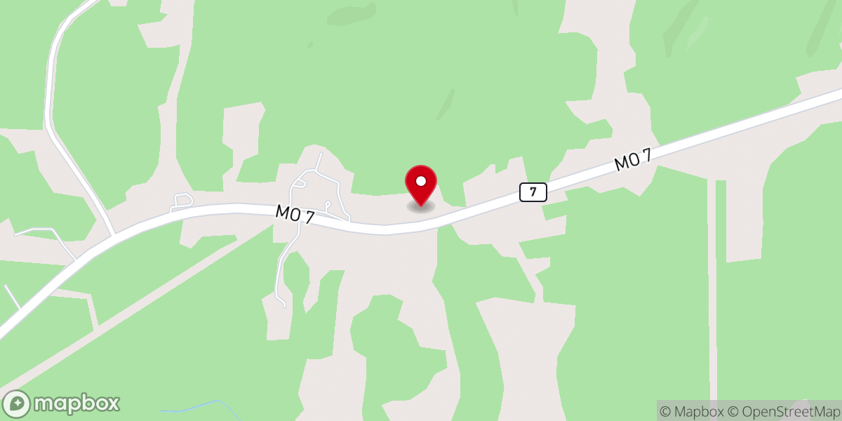 Map showing location of Faith Baptist Church