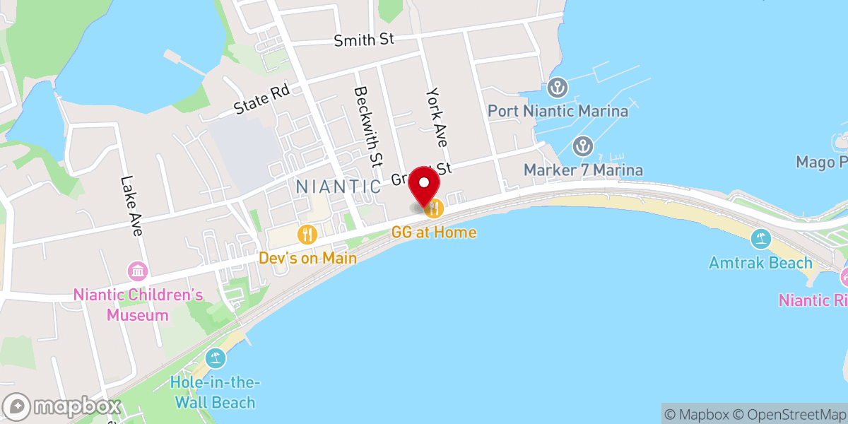 Map showing location of Sift Bake Shop Niantic