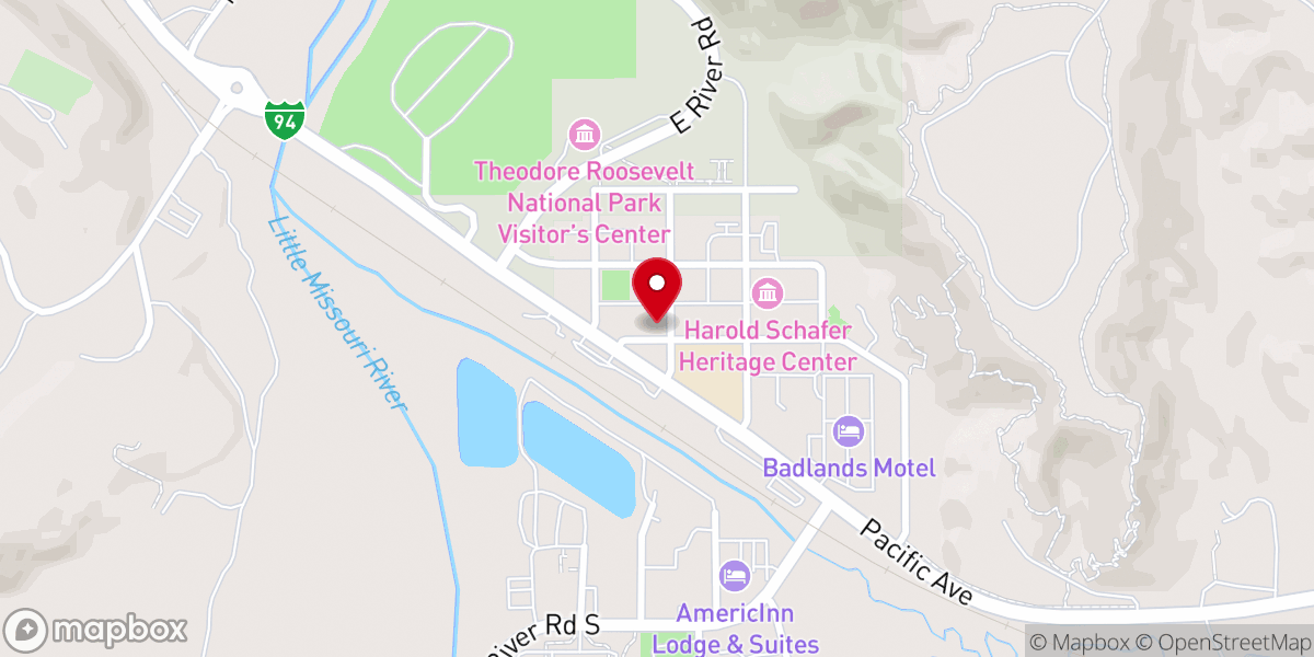 Map showing location of Old Town Hall Theater