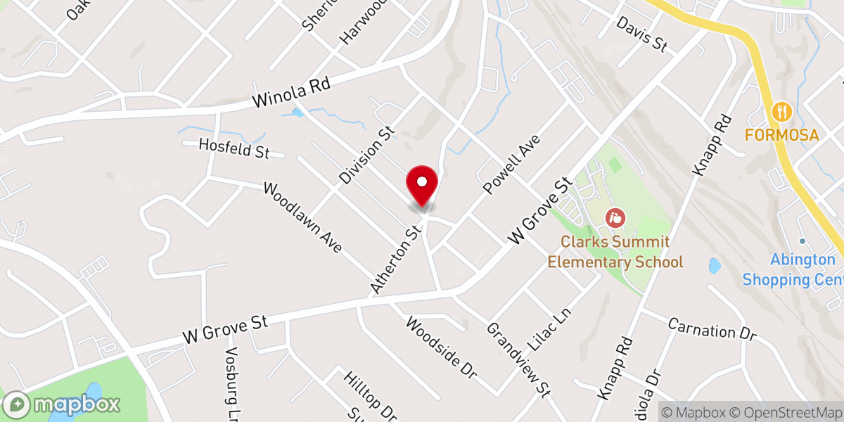 Map showing location of Siebold Allen E