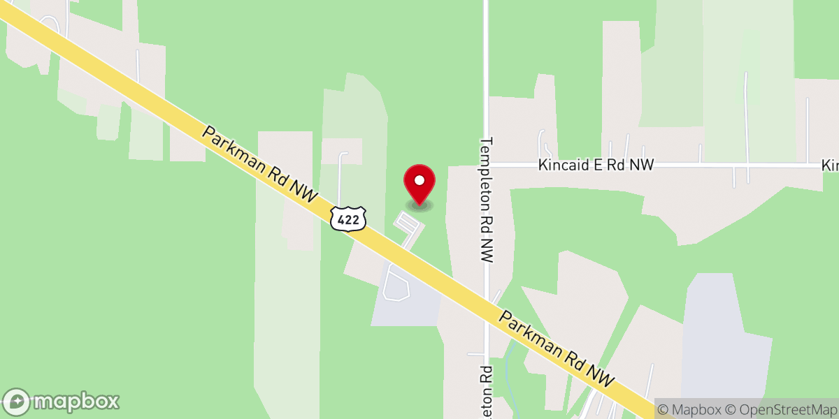 Map showing location of Glenn Christian Foundation Church