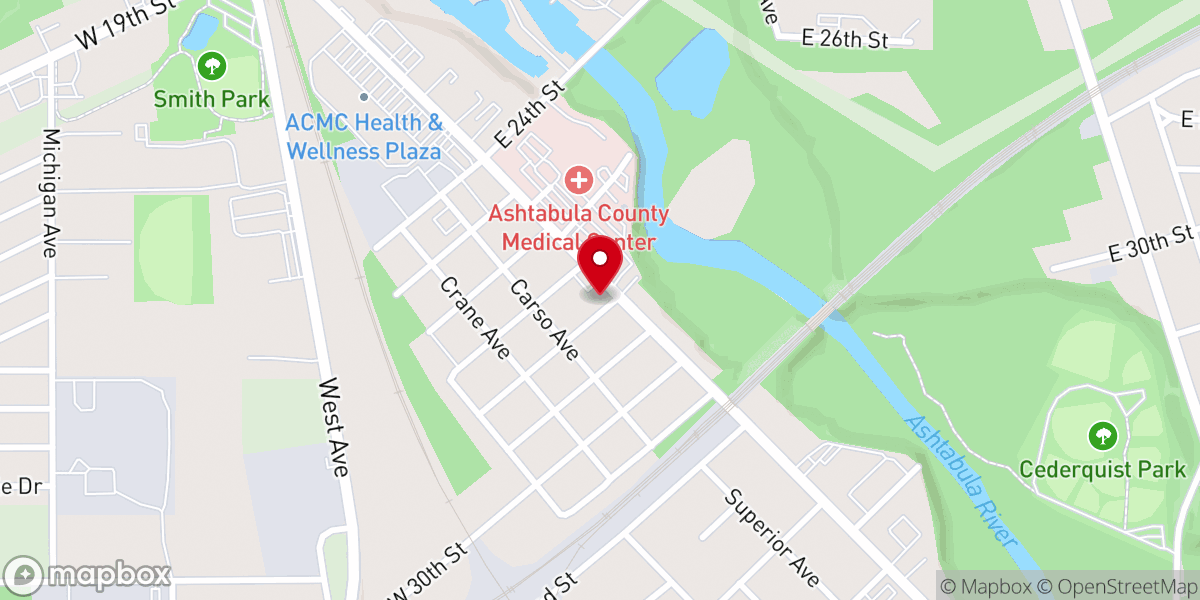 Map showing location of Gordon African Methodist Episcopal Church
