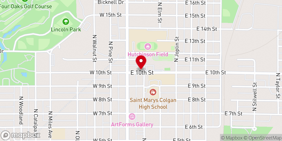 Map showing location of St Mary's Religious Gifts Shop
