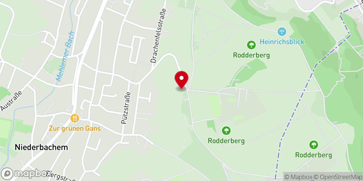 Map showing location of Broichhofkapelle