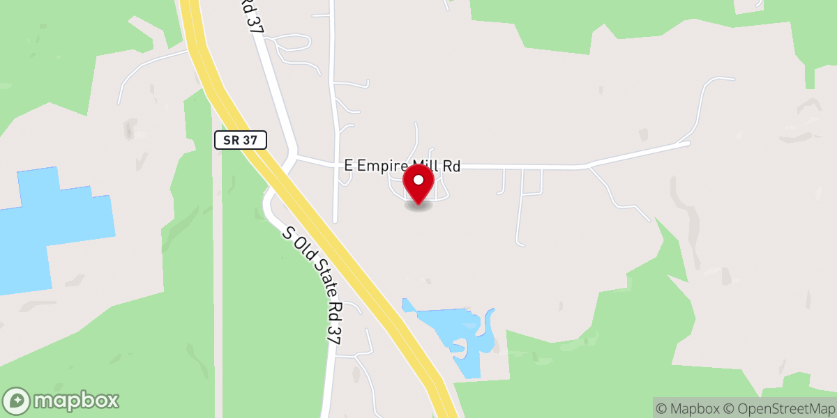 Map showing location of Southside Christian Church