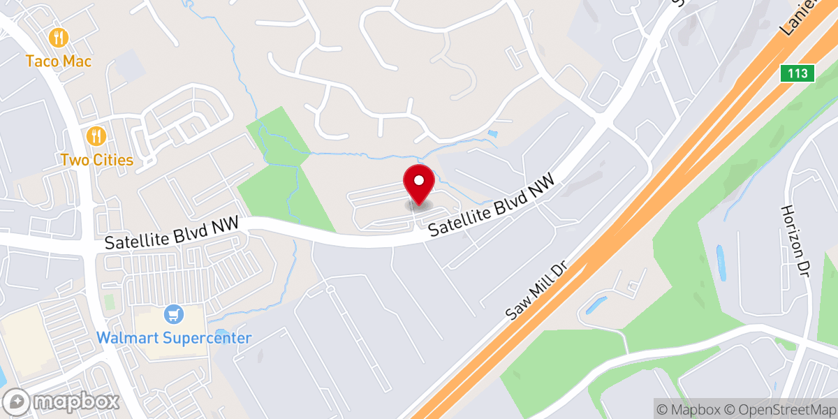 Map showing location of New People Church