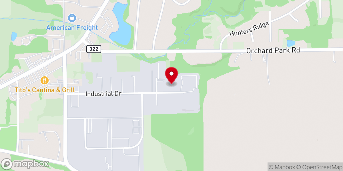 Map showing location of Fusion Ministries