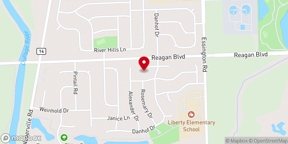 Map showing location of Pearl of Heaven Chapel