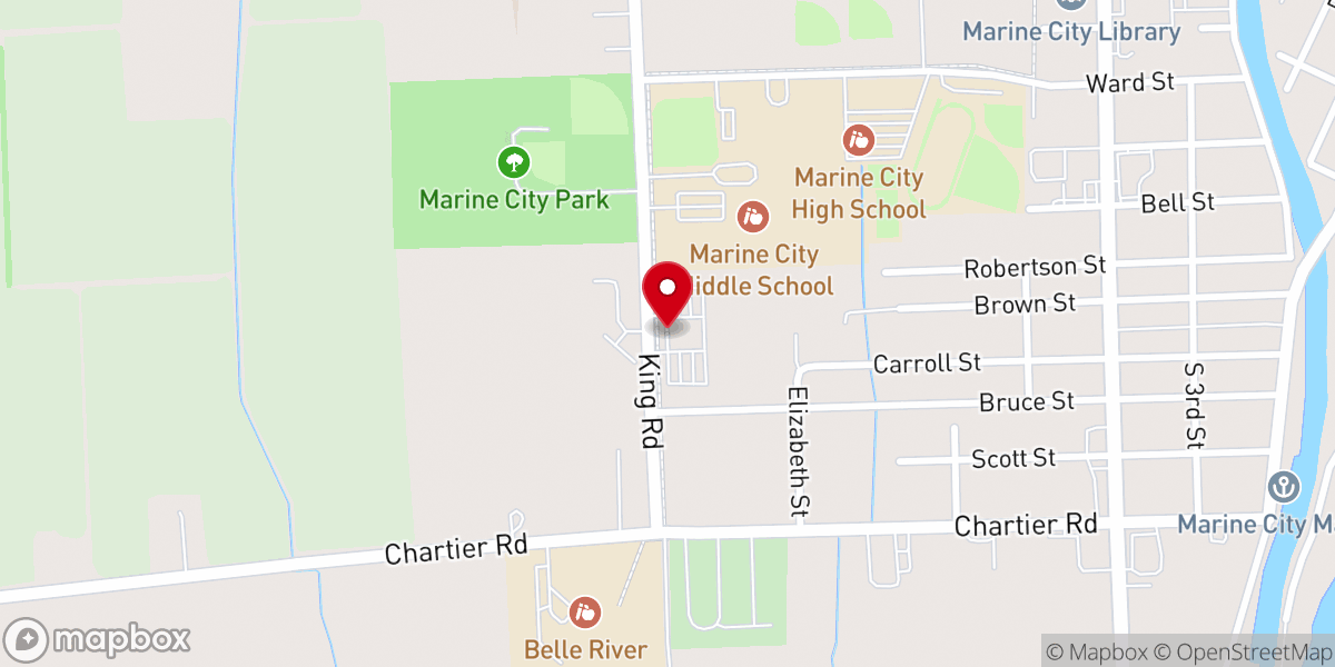 Map showing location of Harvest Christian Church