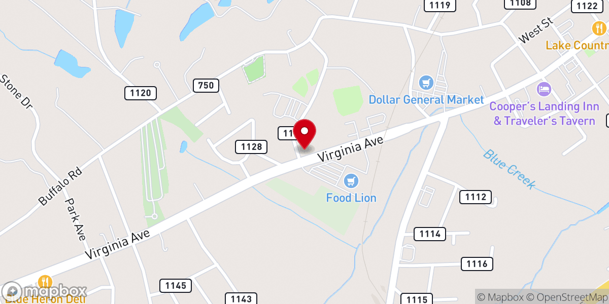 Map showing location of Hope Mission