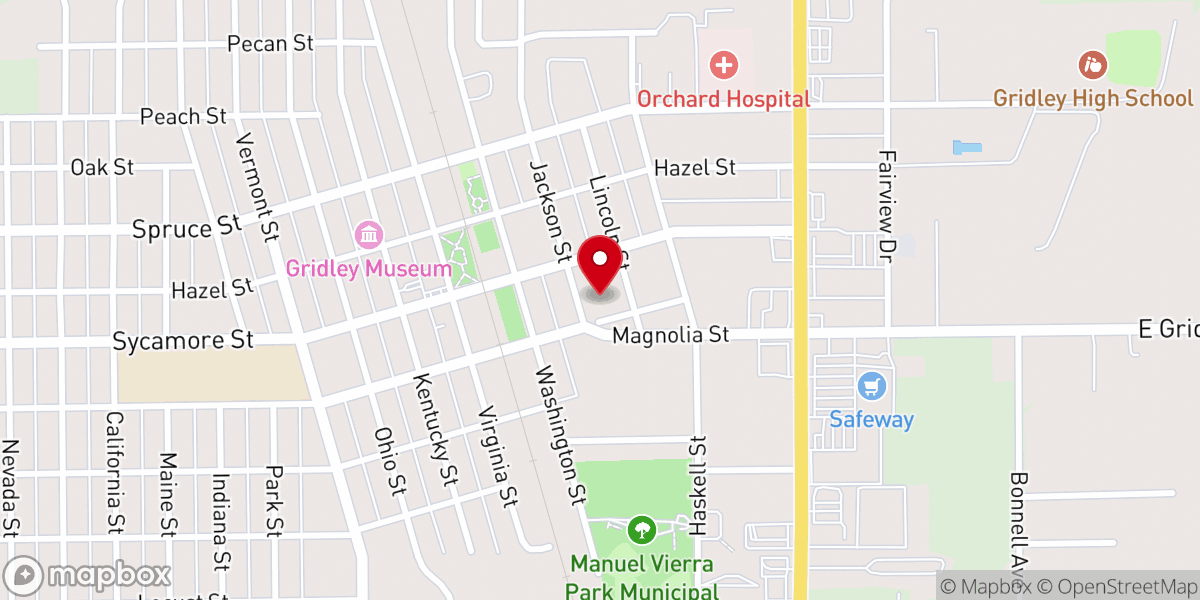 Map showing location of St Timothy's Episcopal Church