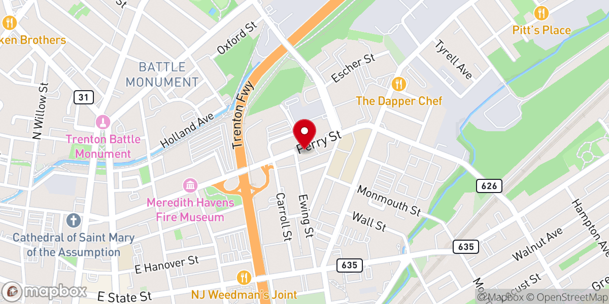 Map showing location of Missionaries Of The New Truth Church