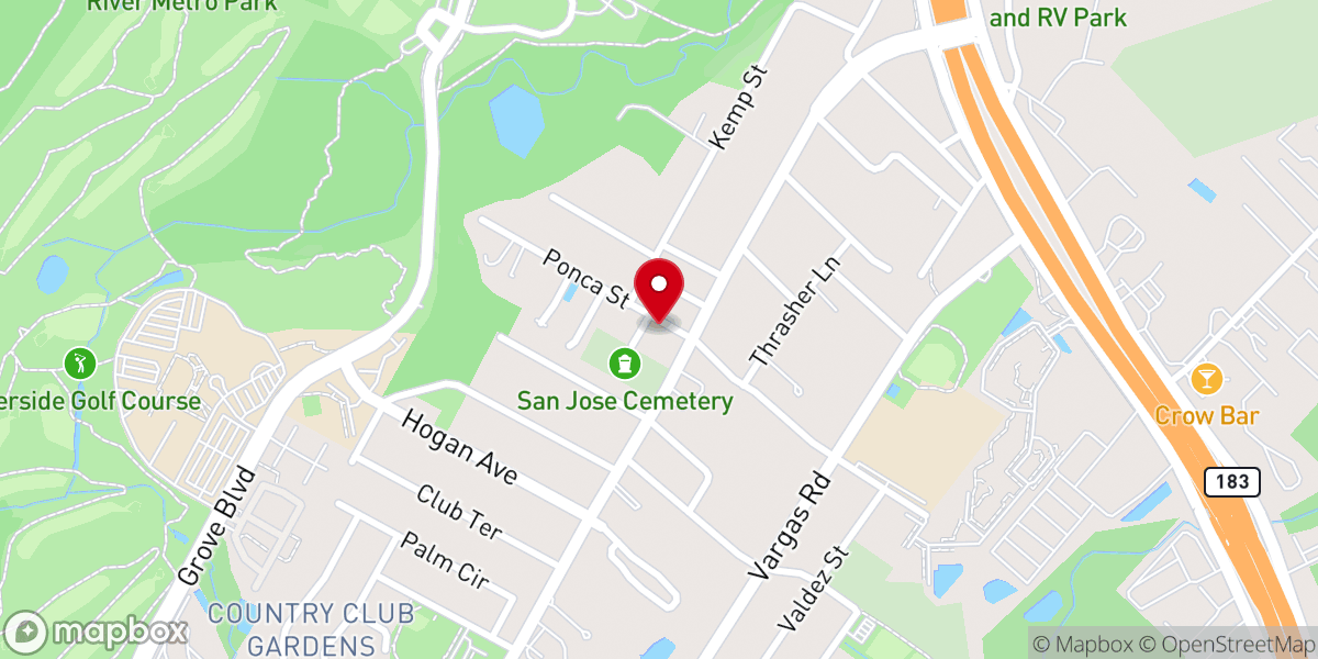Map showing location of Templo Casa De Dios Austin TX