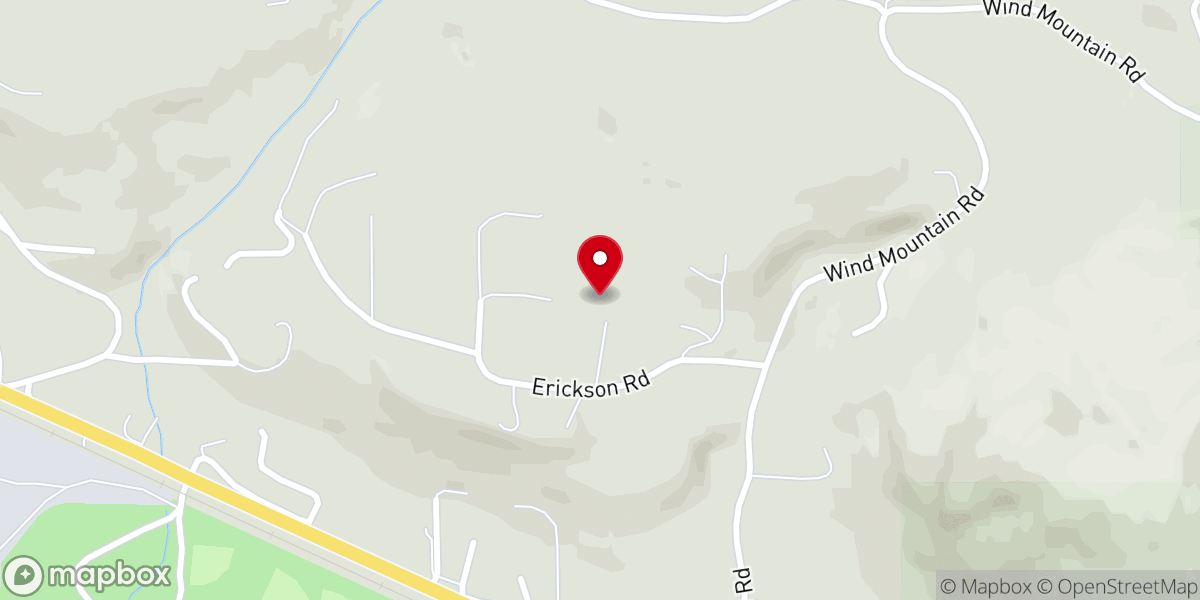 Map showing location of Gorge Ous Weddings