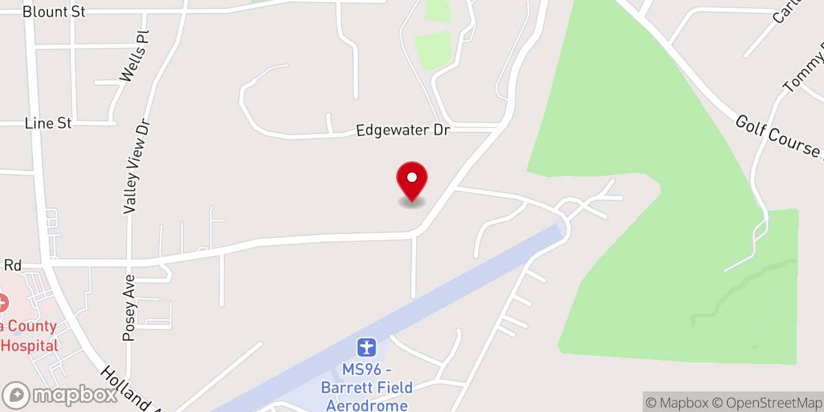 Map showing location of Saint Francis of Assisi Episcopal Church