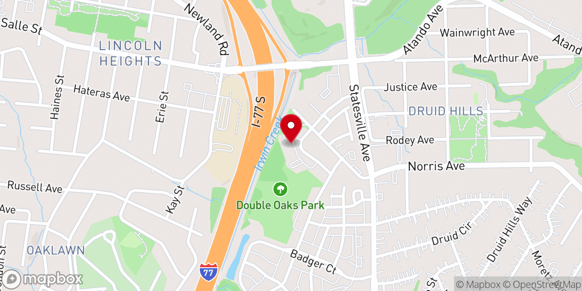 Map showing location of New Life Fellowship Church