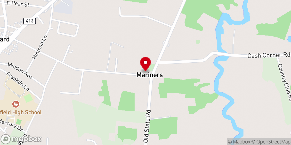 Map showing location of Mariners United Methodist Church