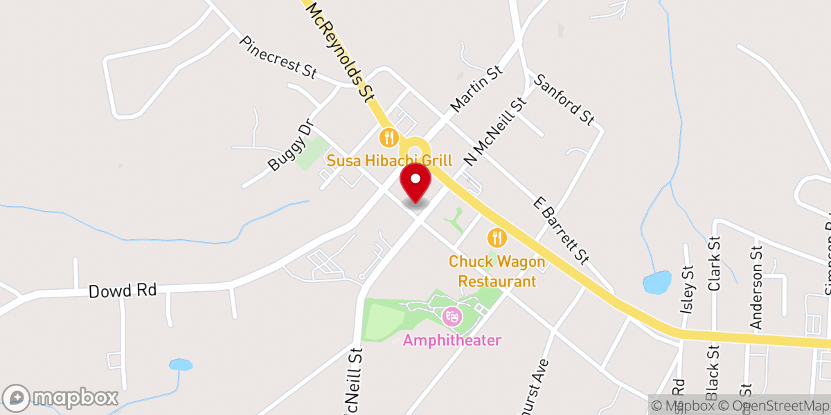 Map showing location of Grace Church – Carthage