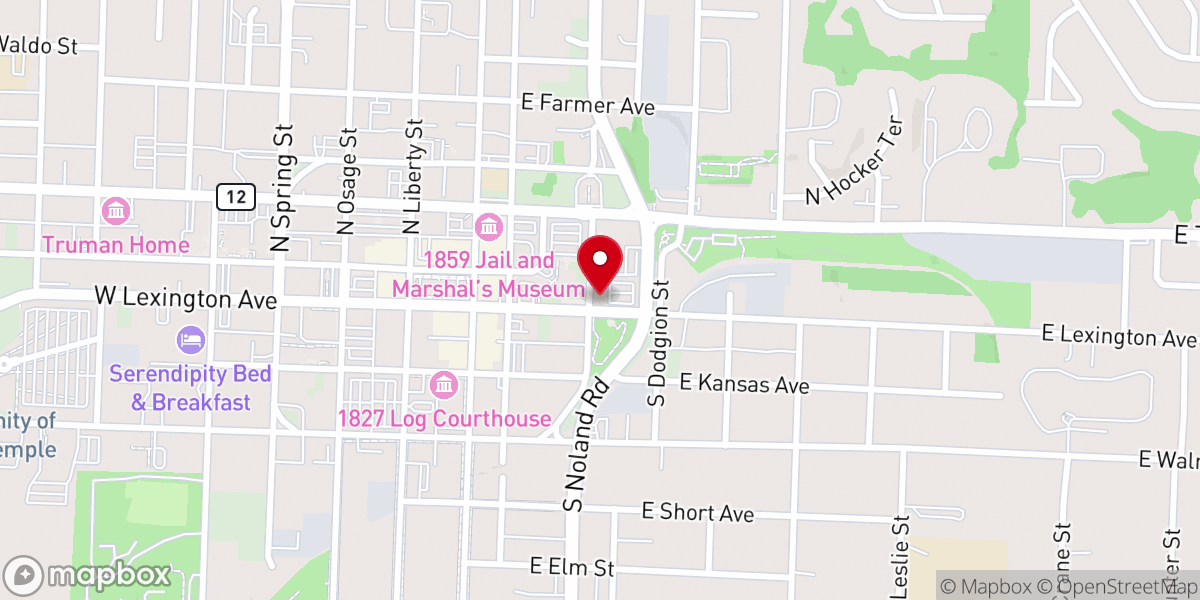 Map showing location of Saint Paul African Methodist Episcopal Church