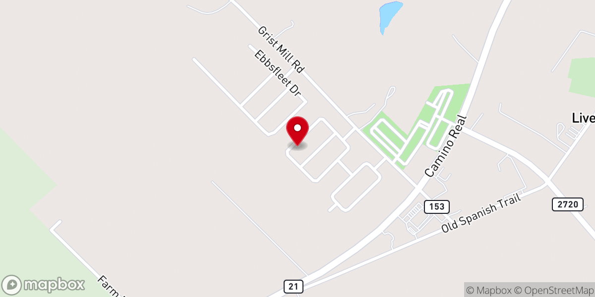 Map showing location of Iglesia Linea de Vida Kyle