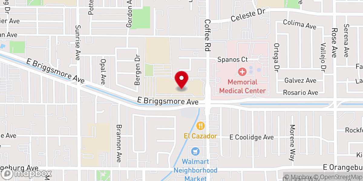 Map showing location of The House Modesto