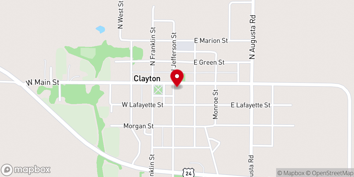 Map showing location of First Federated Church